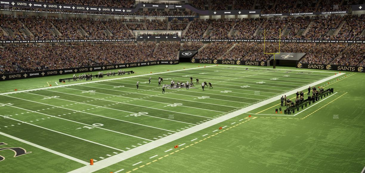 Caesars Superdome - Section 276 Seat View