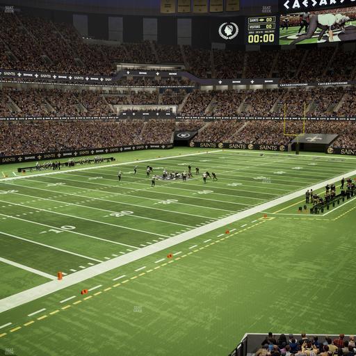 Caesars Superdome - Section 276 Seat View
