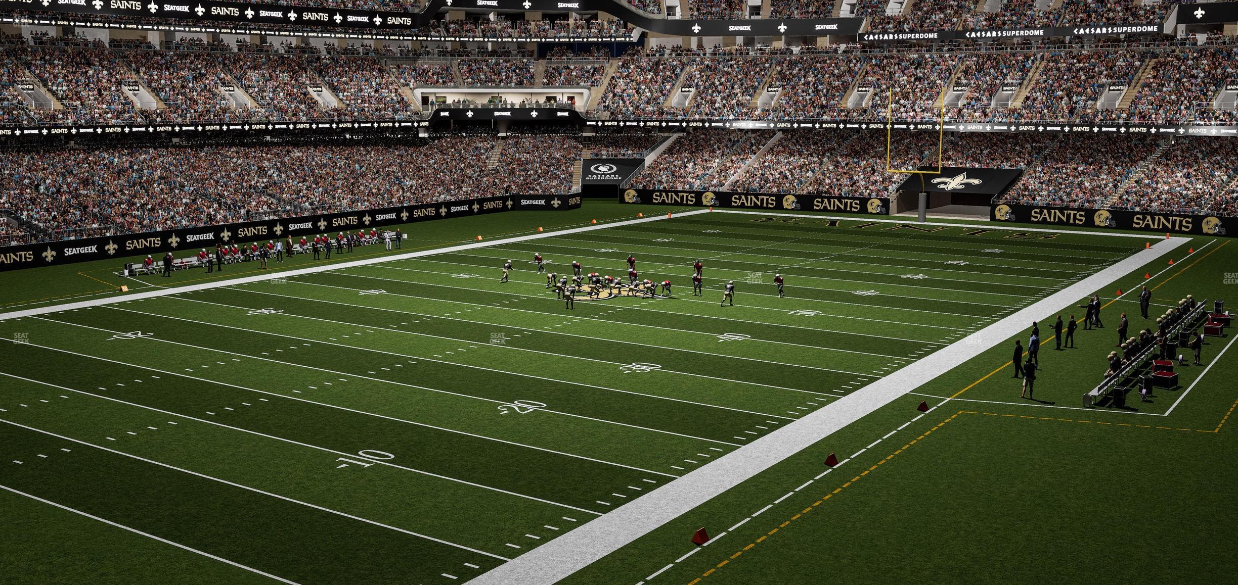 Caesars Superdome - Section 277 C Seat View