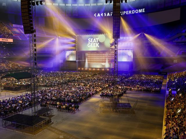 Caesars Superdome - Section 277 C Seat View