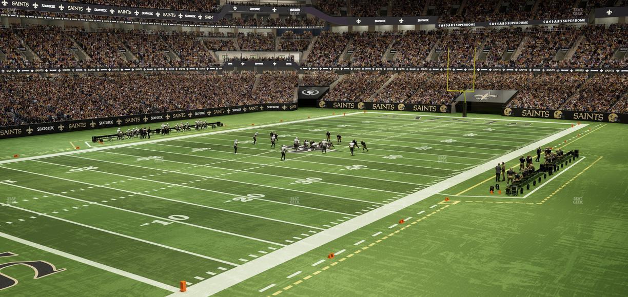Caesars Superdome - Section 277 C Seat View