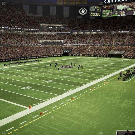 Caesars Superdome - Section 277 C Seat View