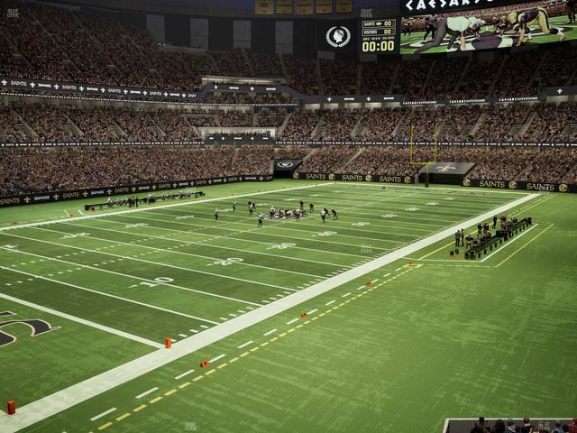 Caesars Superdome - Section 277 C Seat View