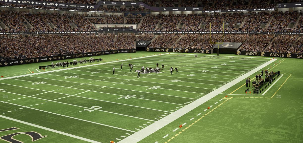 Caesars Superdome - Section 277 Seat View