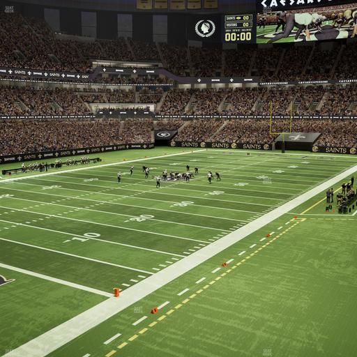 Caesars Superdome - Section 277 Seat View