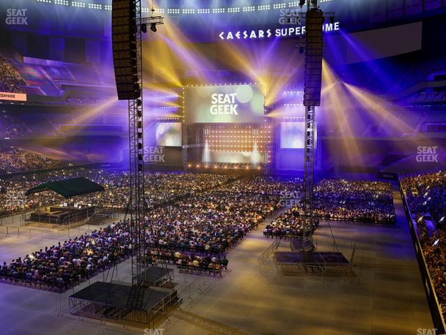 Caesars Superdome - Section 277 Seat View Caesars Superdome - Section 277 Seat View