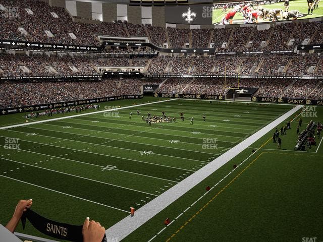 Caesars Superdome - Section 277 Seat View
