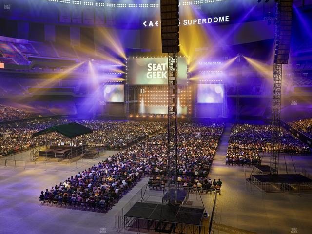 Caesars Superdome - Section 279 Seat View