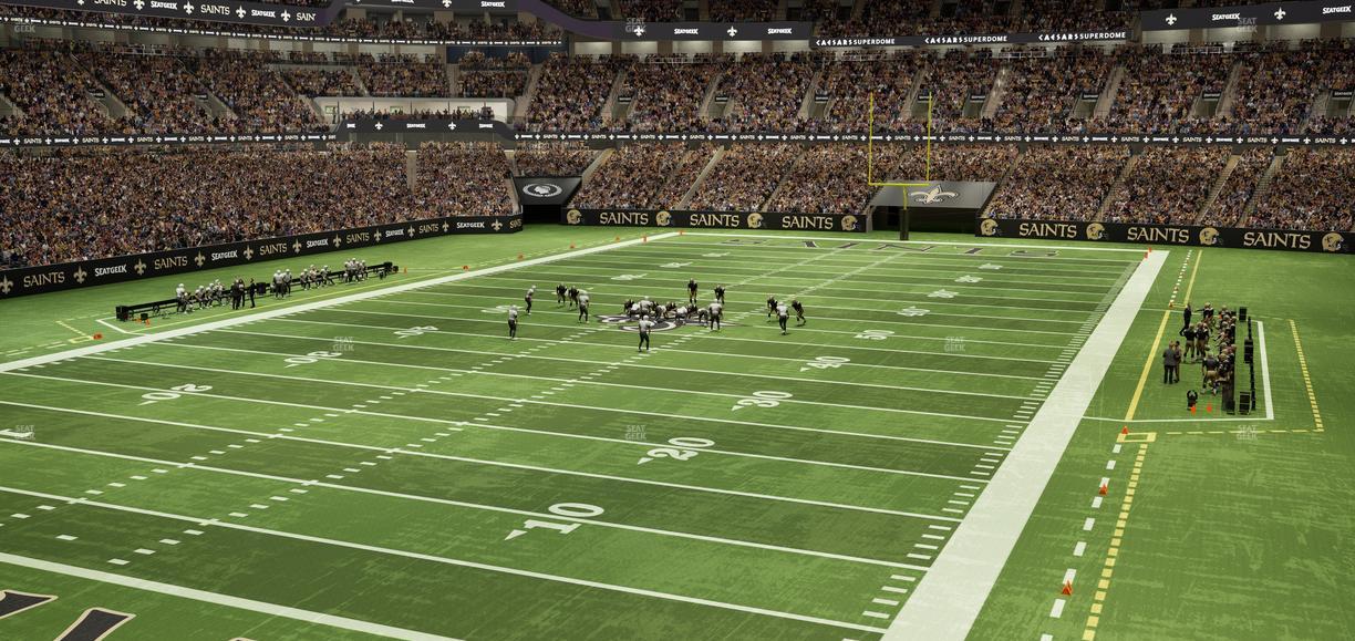 Caesars Superdome - Section 279 Seat View