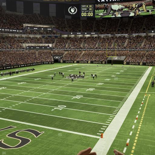 Caesars Superdome - Section 279 Seat View