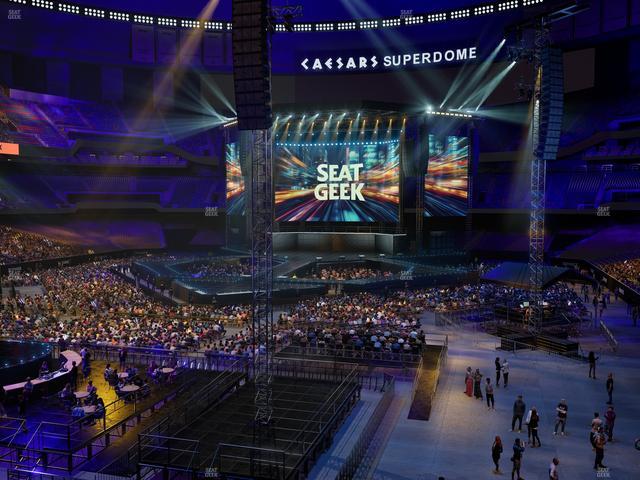 Caesars Superdome - Section 279 Seat View