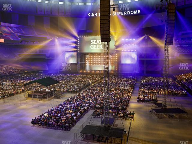 Caesars Superdome - Section 279 Seat View Caesars Superdome - Section 279 Seat View