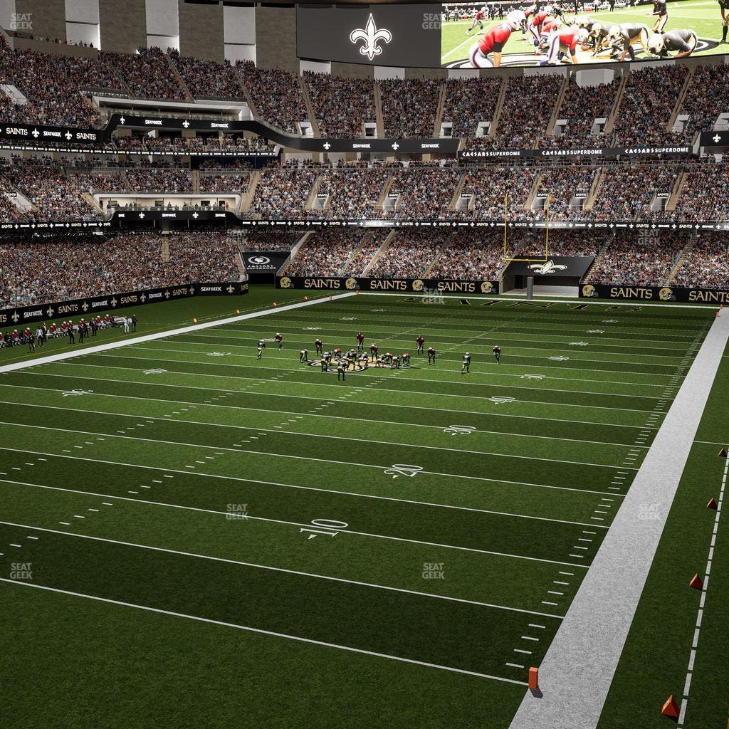 Caesars Superdome - Section 279 Seat View