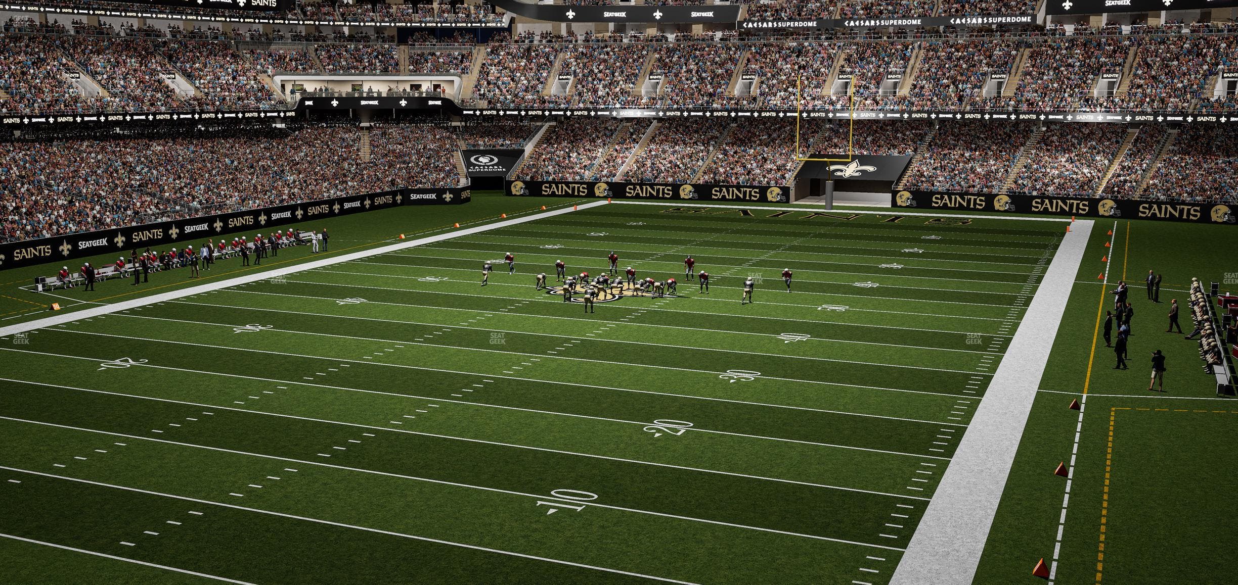 Caesars Superdome - Section 279 Seat View