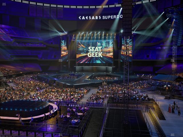 Caesars Superdome - Section 281 Seat View