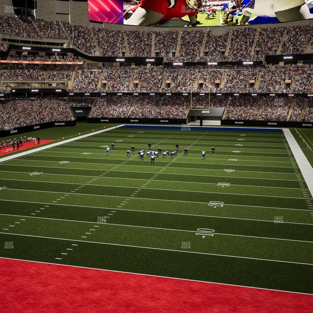 Caesars Superdome - Section 281 Seat View