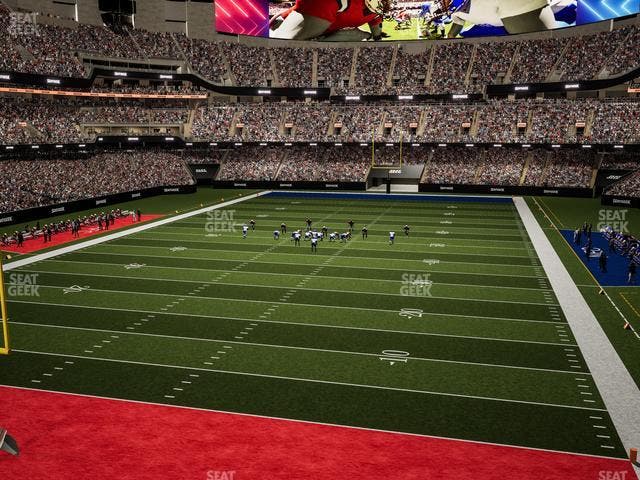 Caesars Superdome - Section 281 Seat View