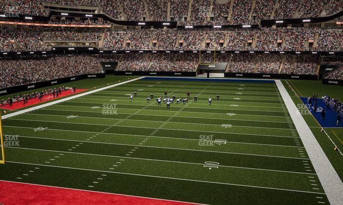 Caesars Superdome - Section 281 Seat View