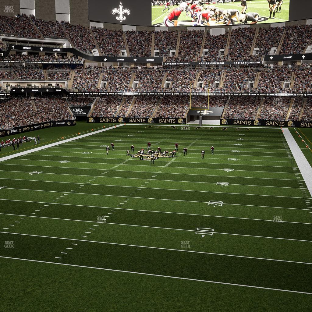 Caesars Superdome - Section 281 Seat View