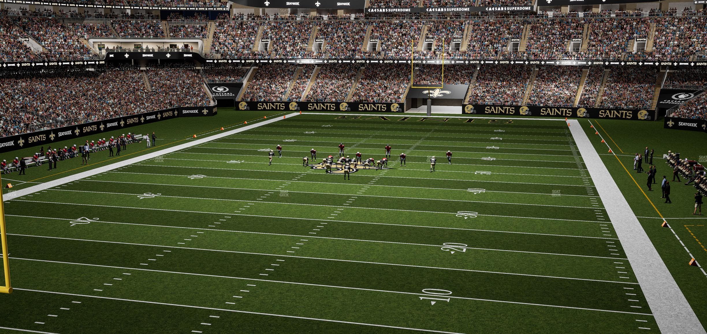 Caesars Superdome - Section 281 Seat View