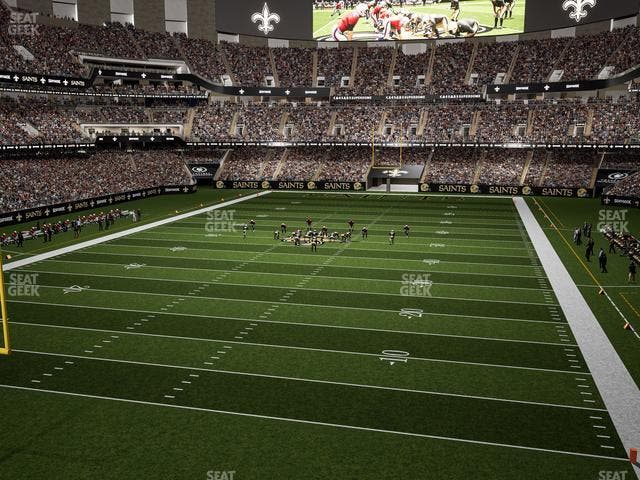 Caesars Superdome - Section 281 Seat View