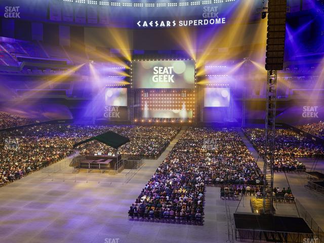 Caesars Superdome - Section 281 Seat View Caesars Superdome - Section 281 Seat View
