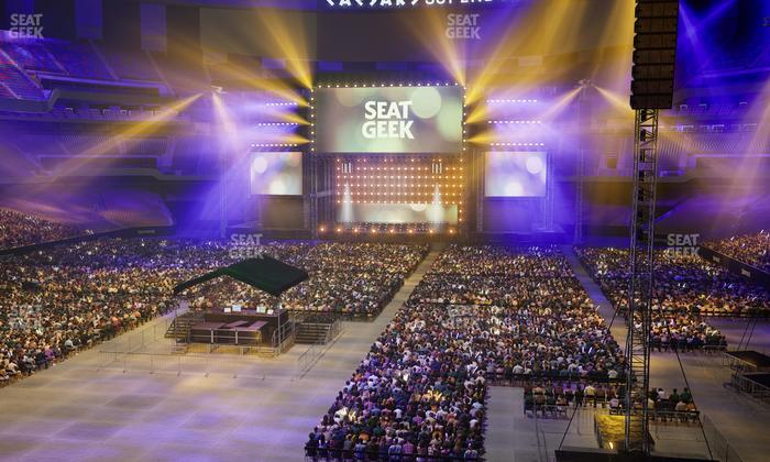 Caesars Superdome - Section 281 Seat View