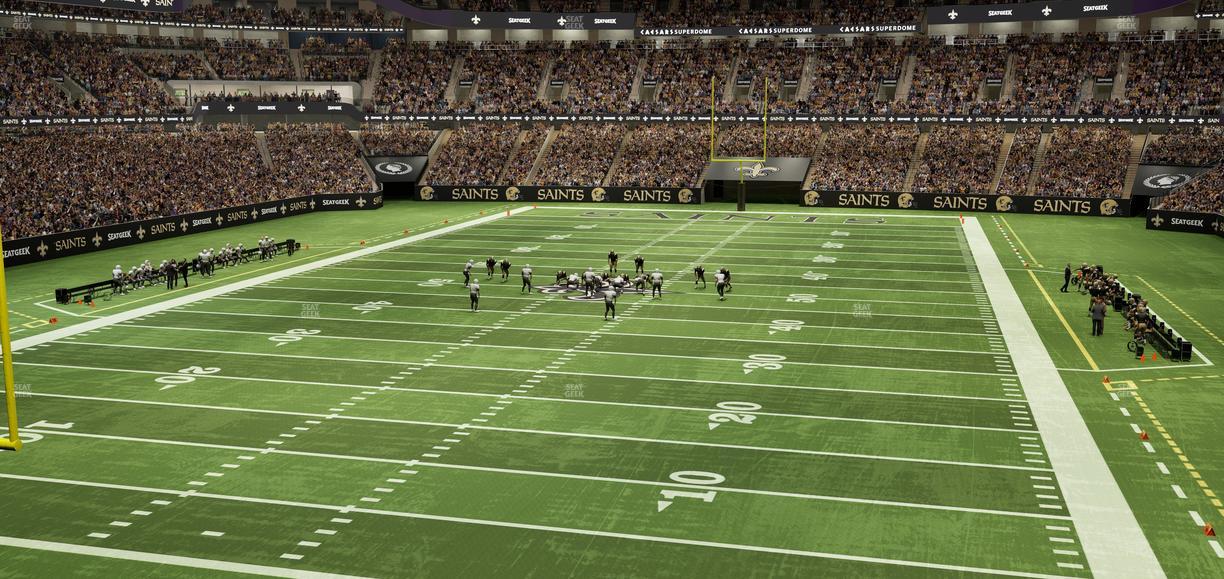 Caesars Superdome - Section 281 Seat View