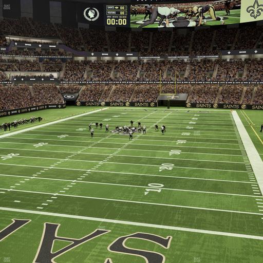 Caesars Superdome - Section 281 Seat View