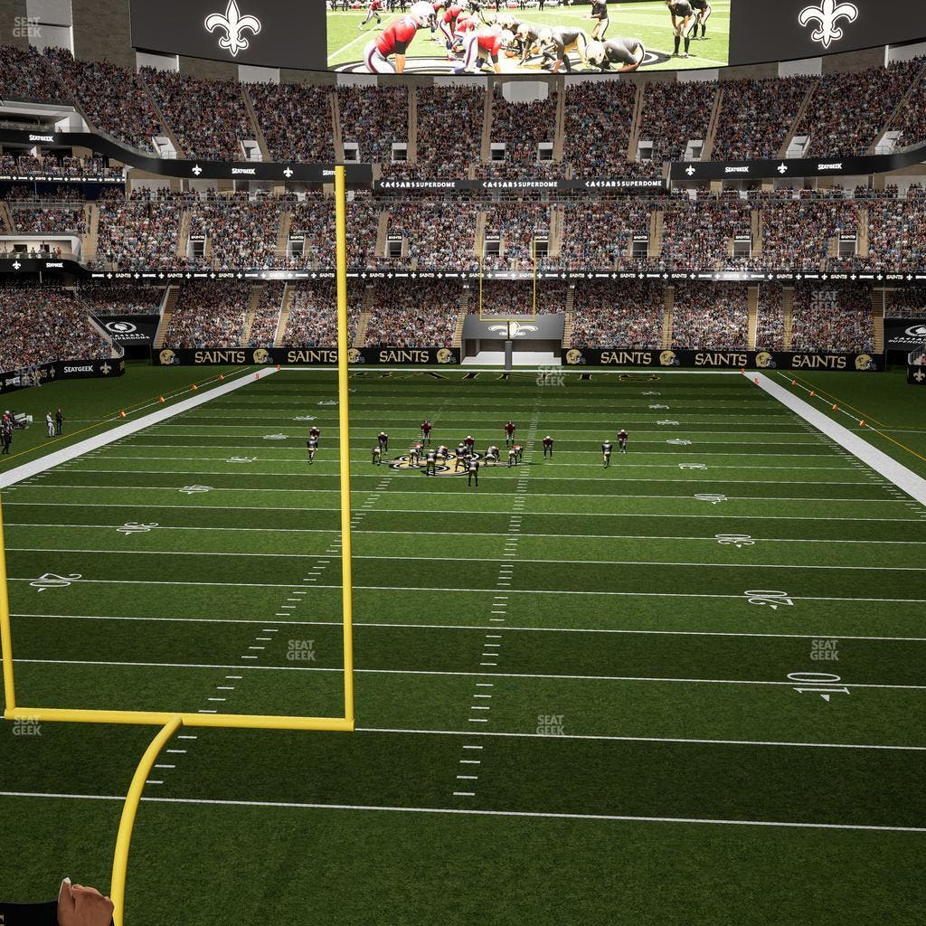 Caesars Superdome - Section 283 Seat View