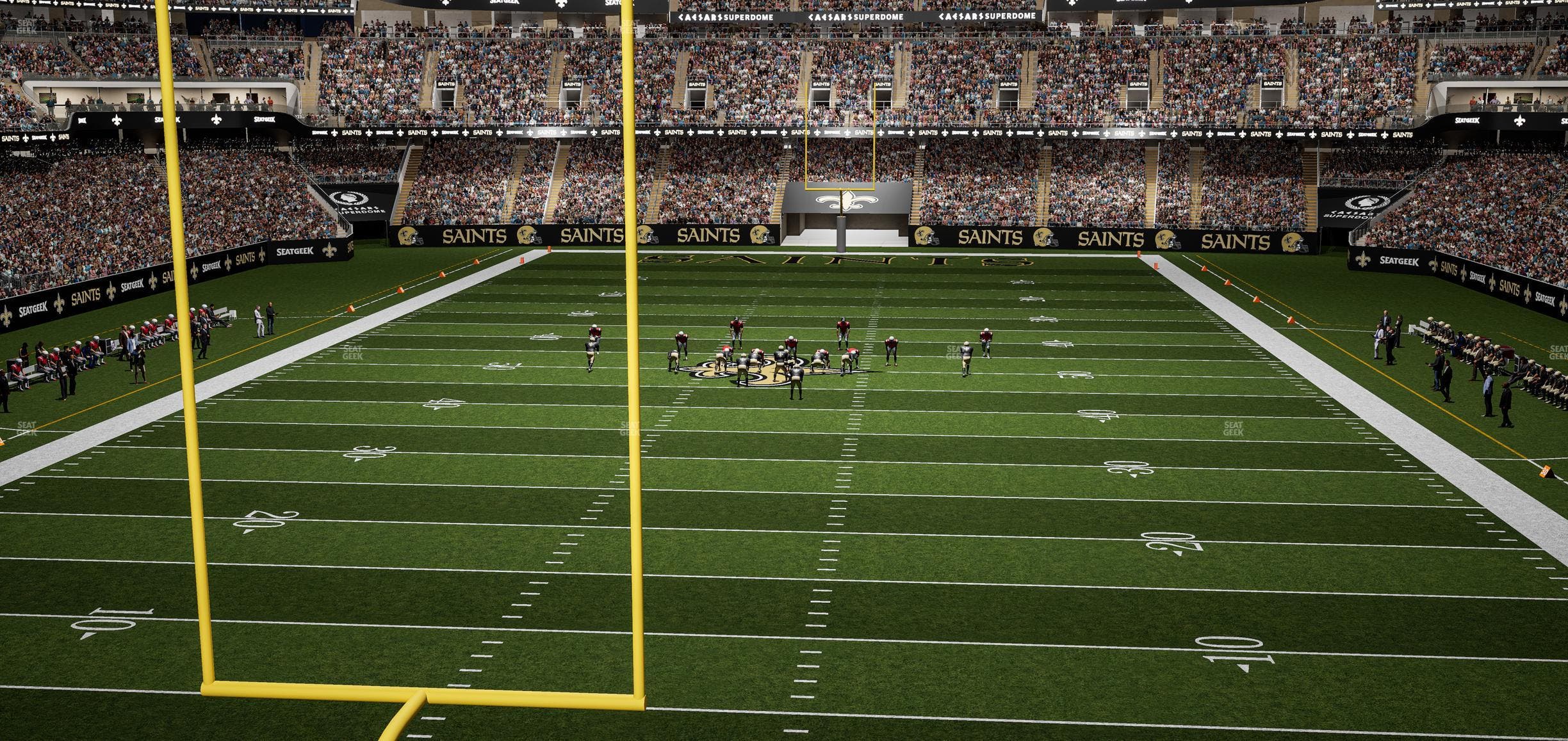 Caesars Superdome - Section 283 Seat View
