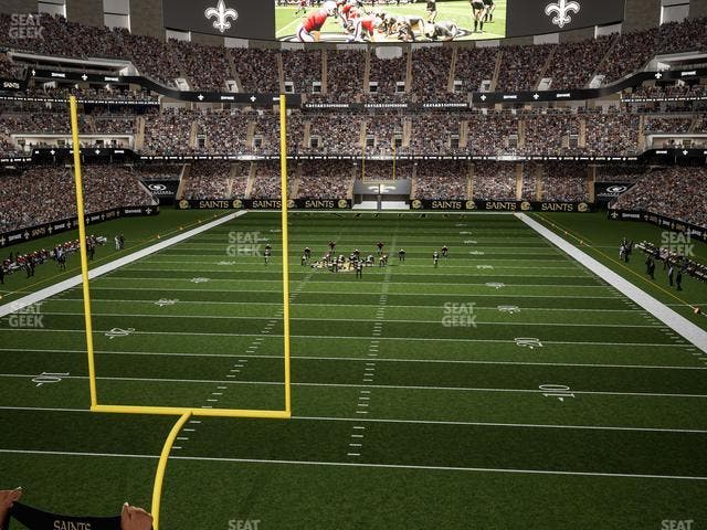Caesars Superdome - Section 283 Seat View