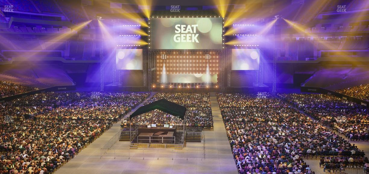 Caesars Superdome - Section 283 Seat View