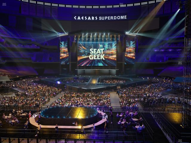 Caesars Superdome - Section 283 Seat View