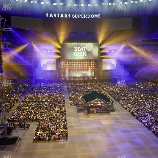 Caesars Superdome - Section 301 Seat View