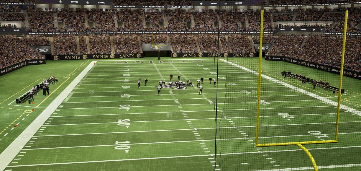 Caesars Superdome - Section 301 Seat View