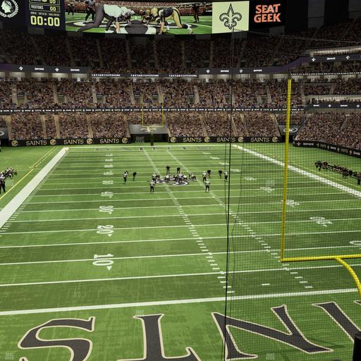 Caesars Superdome - Section 301 Seat View
