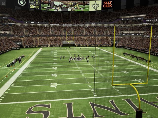 Caesars Superdome - Section 301 Seat View