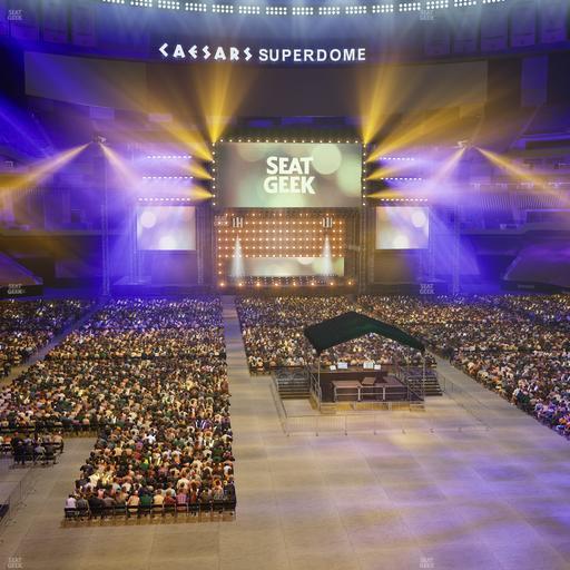 Caesars Superdome - Section 301 Seat View