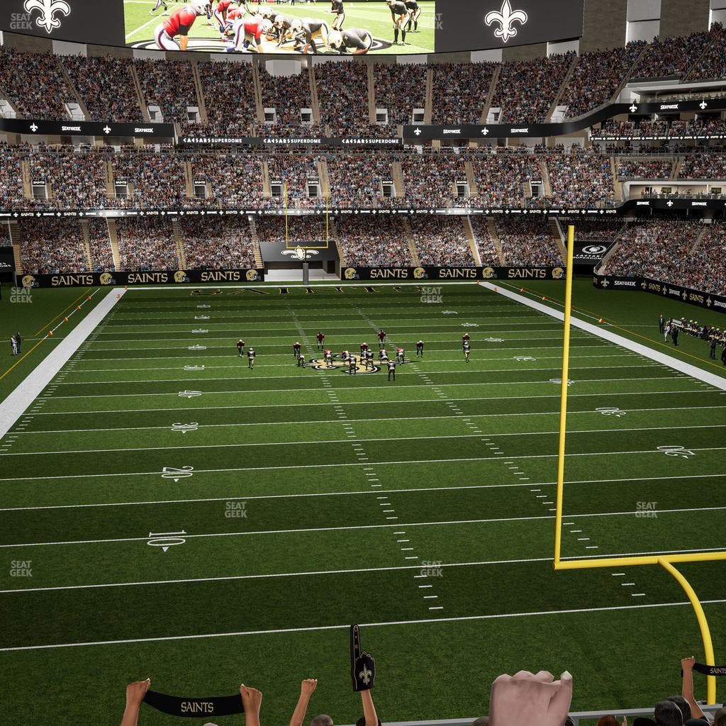 Caesars Superdome - Section 301 Seat View