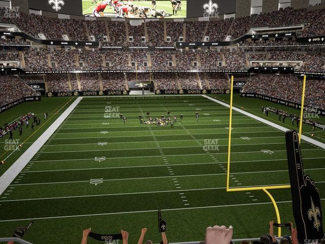 Caesars Superdome - Section 301 Seat View