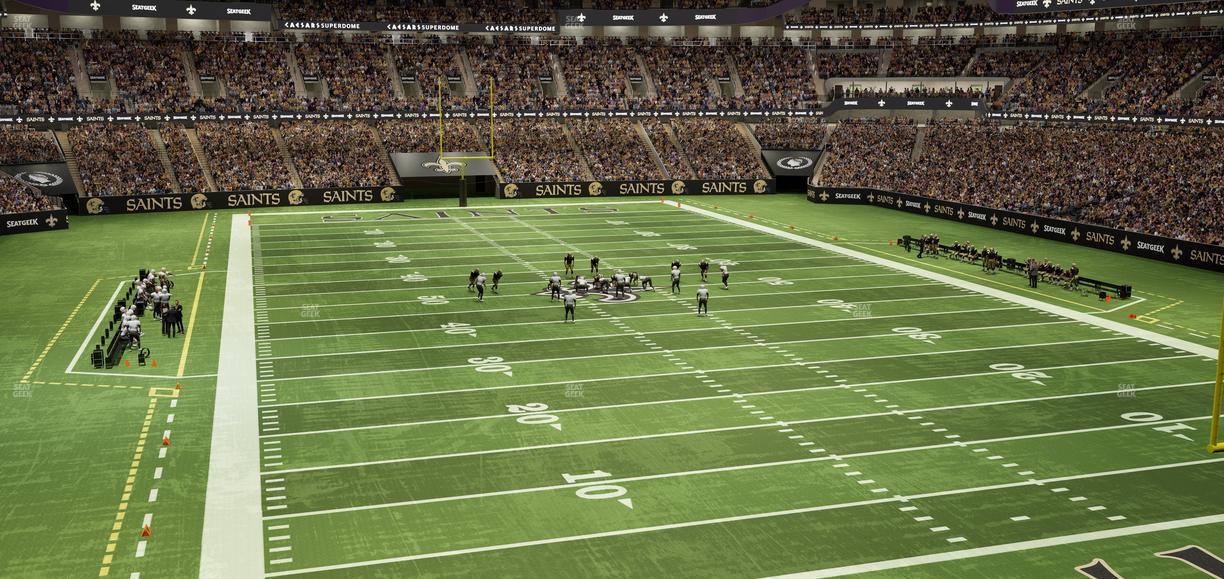 Caesars Superdome - Section 302 Seat View