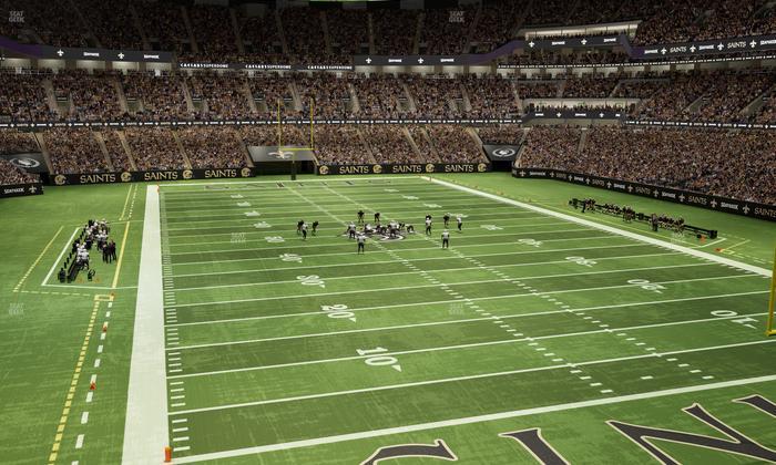 Caesars Superdome - Section 302 Seat View