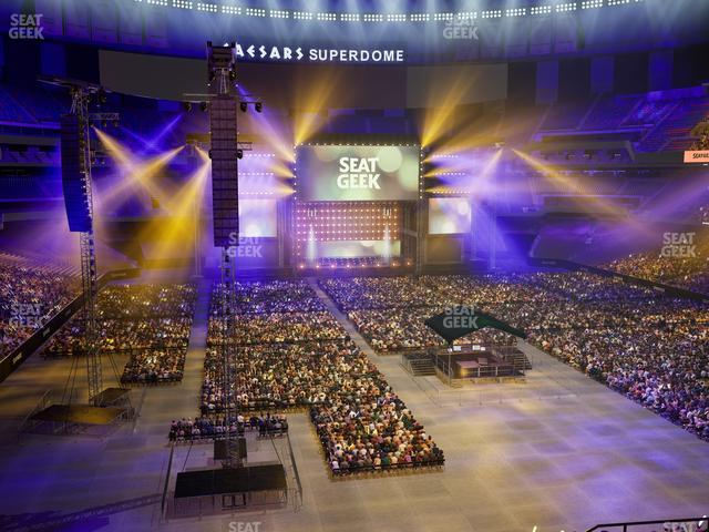 Caesars Superdome - Section 302 Seat View Caesars Superdome - Section 302 Seat View