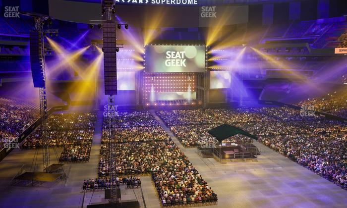 Caesars Superdome - Section 302 Seat View