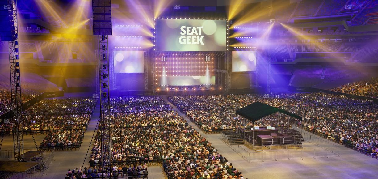 Caesars Superdome - Section 302 Seat View