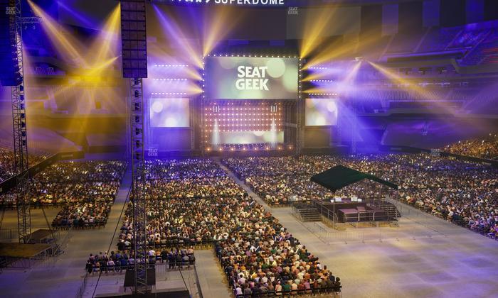 Caesars Superdome - Section 302 Seat View