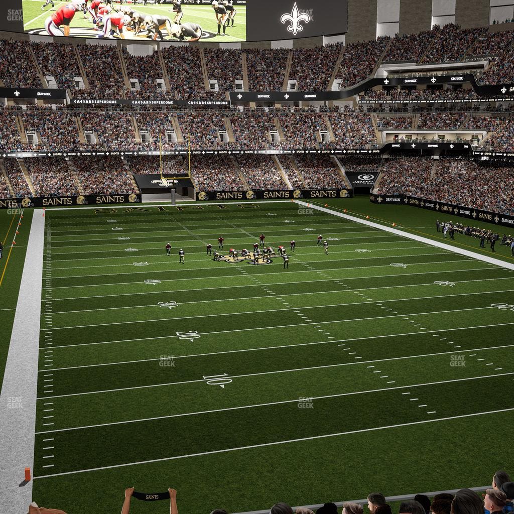 Caesars Superdome - Section 302 Seat View