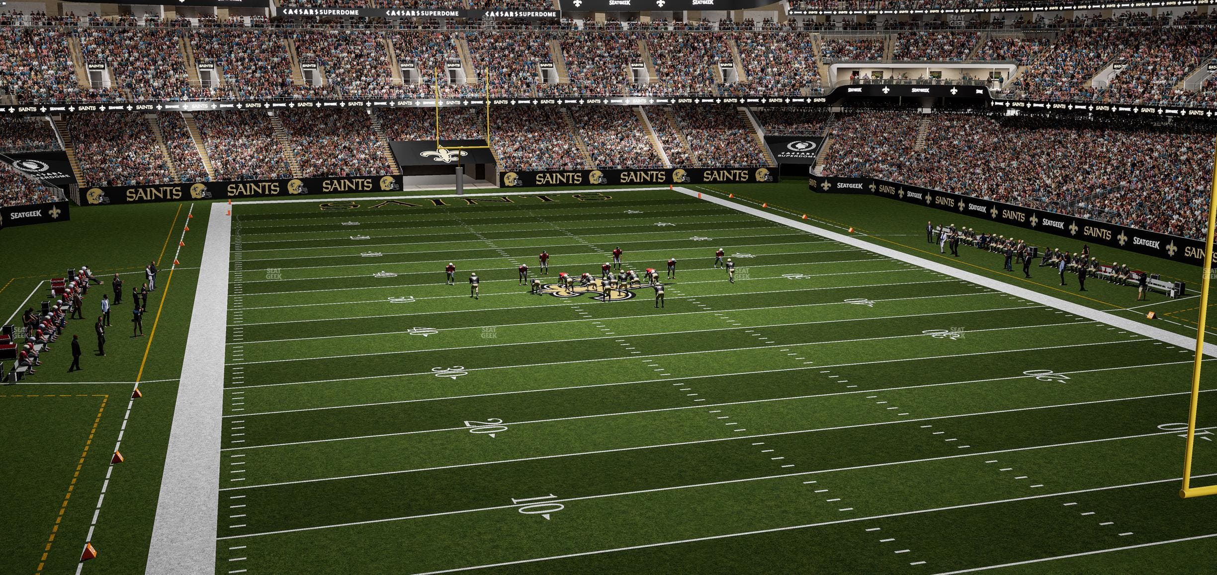 Caesars Superdome - Section 302 Seat View