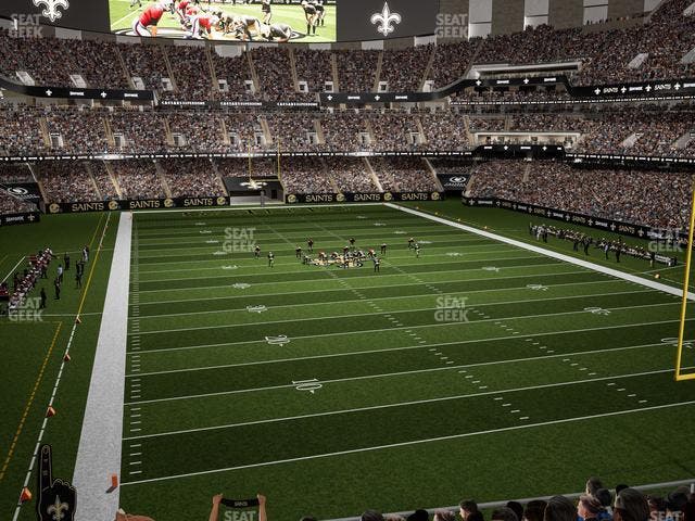 Caesars Superdome - Section 302 Seat View